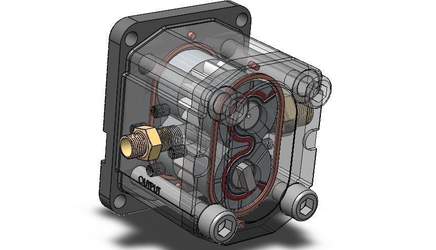 Hydraulic Gear Pump 3D model_6