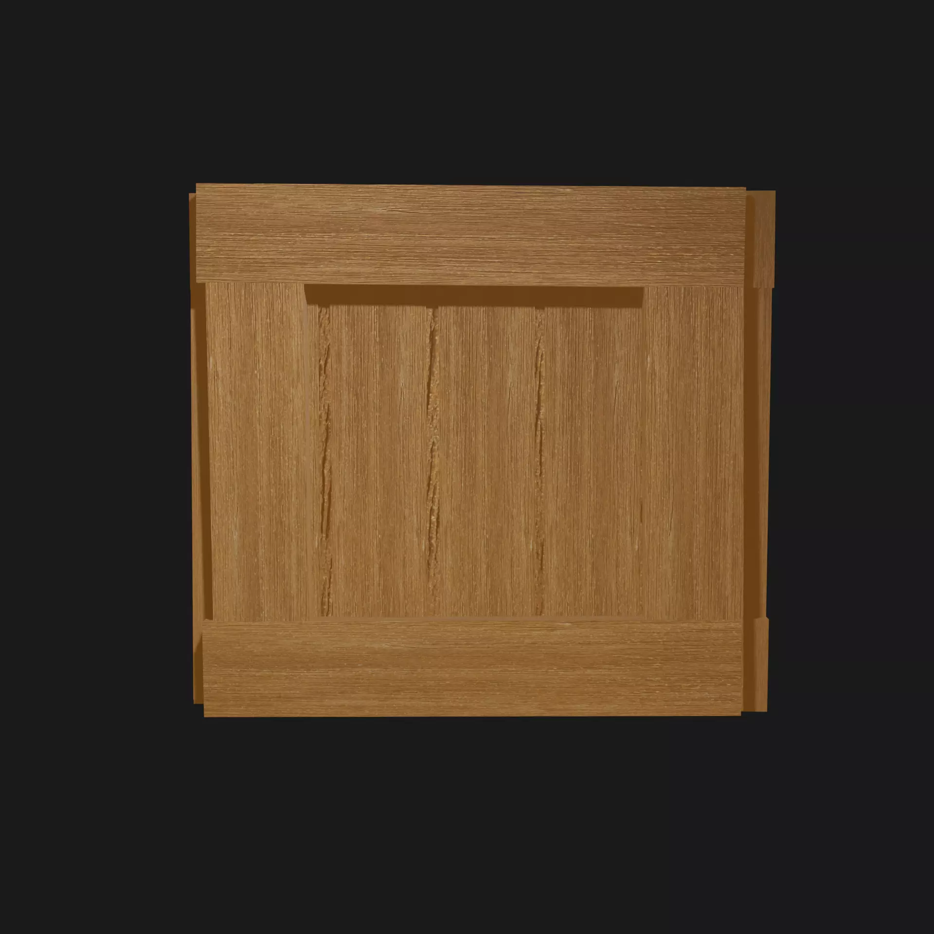 Village Box Game Ready Low Poly Low-poly 3D model_0