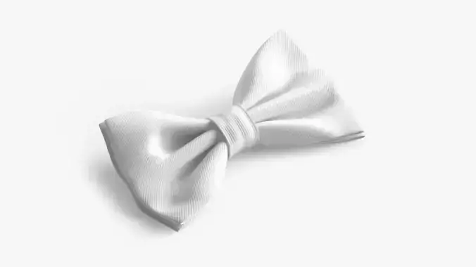 Bow tie Low-poly 3D model