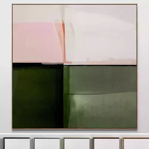 Plaster two square photo frames 11