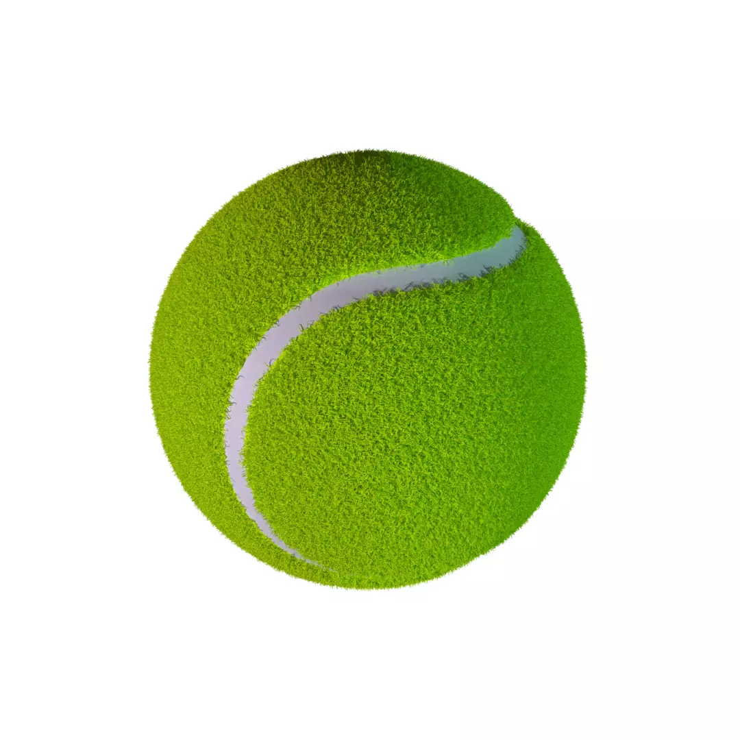 Not Realistic Tennis Ball Free 3D model_0