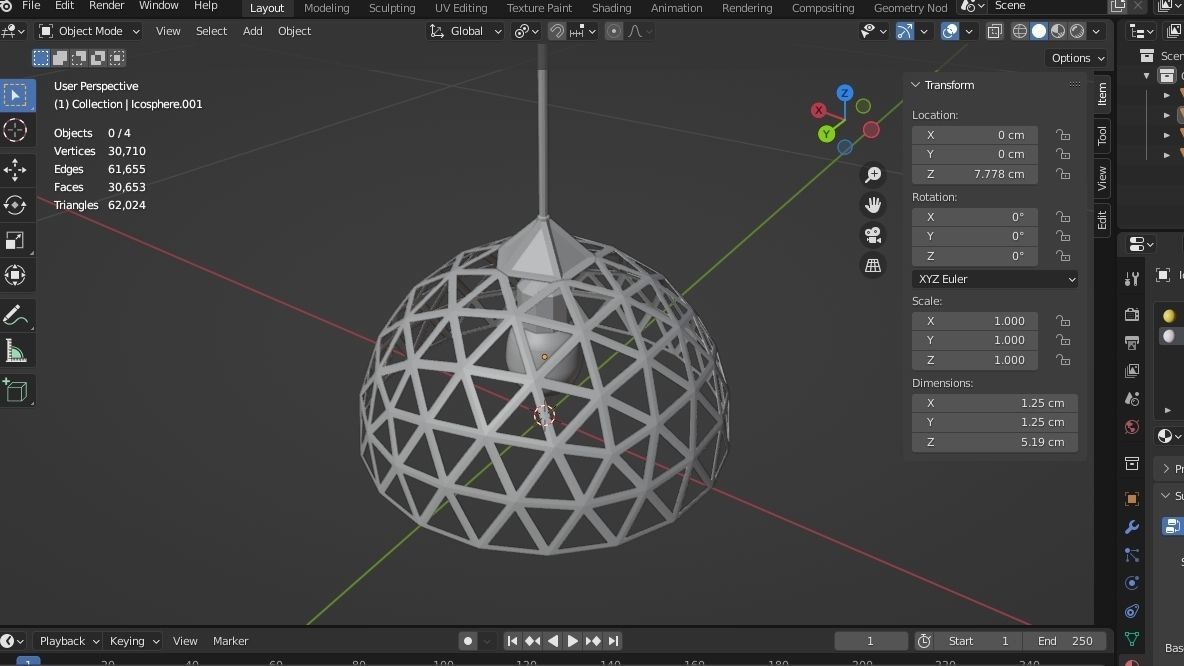 CHANDALIER 01 3D model_7