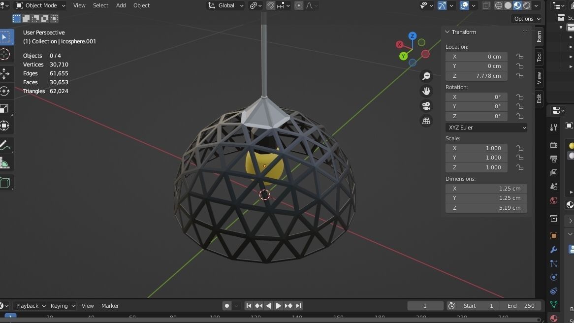 CHANDALIER 01 3D model_5