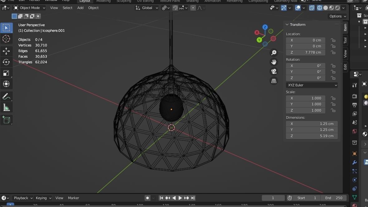 CHANDALIER 01 3D model_1