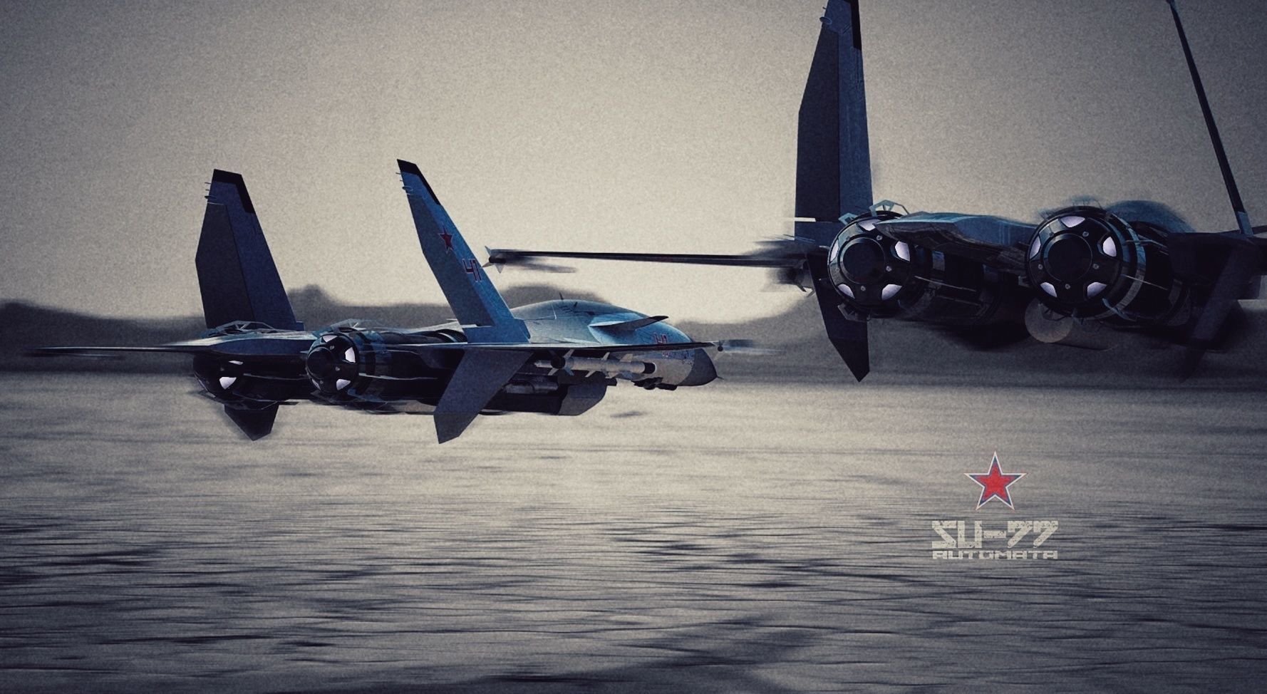 SU-77 AUTOMATA Low-poly 3D model_4