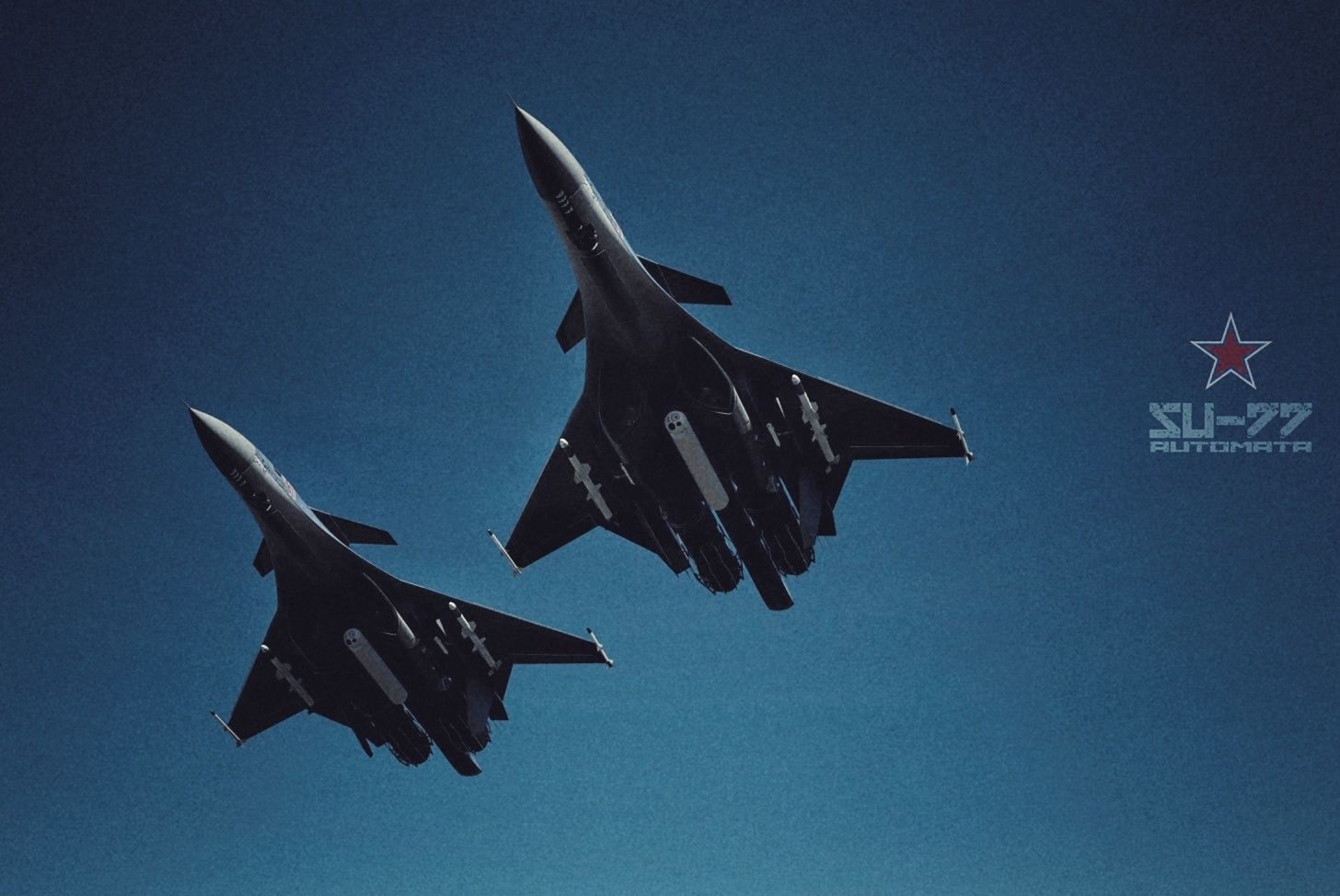 SU-77 AUTOMATA Low-poly 3D model_5