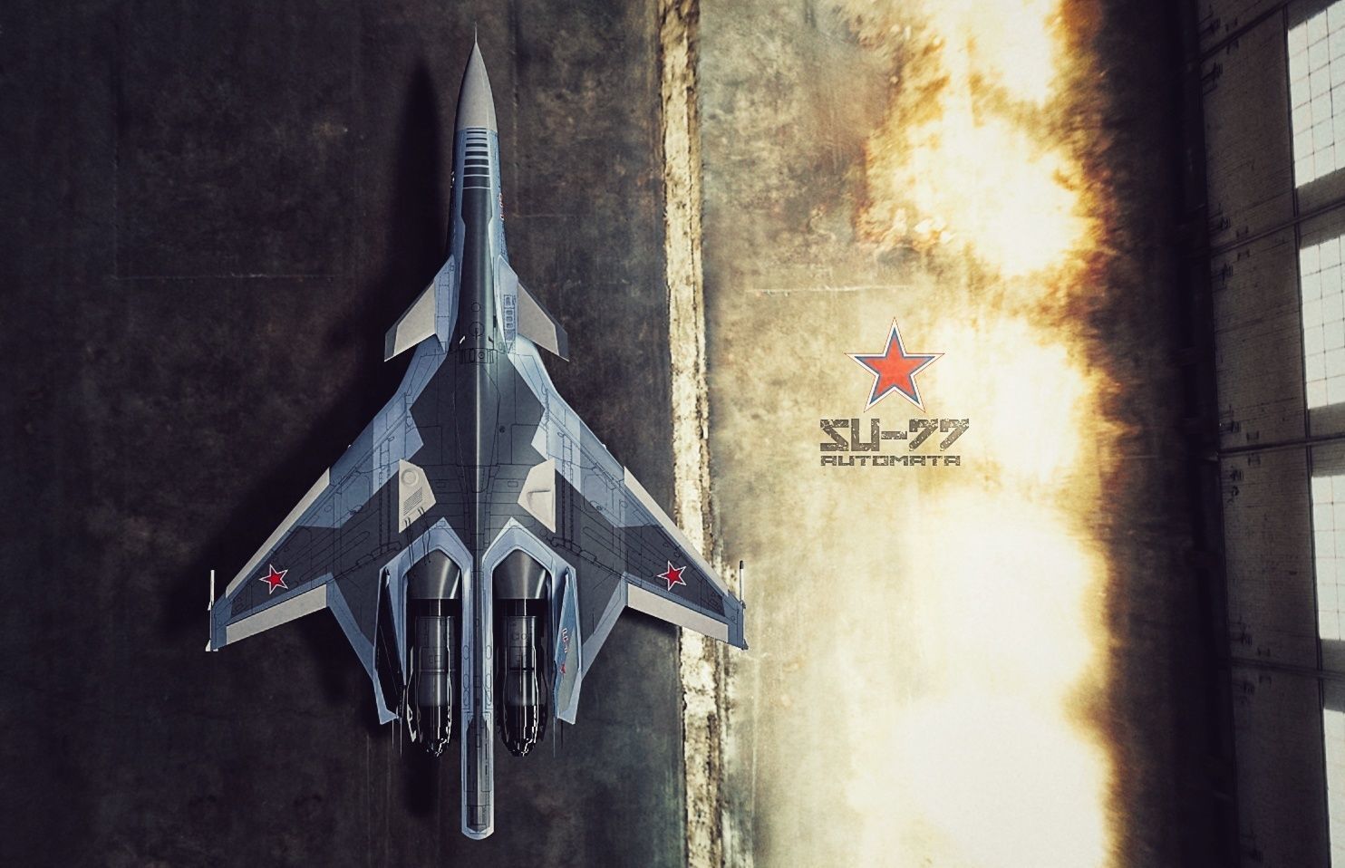 SU-77 AUTOMATA Low-poly 3D model_1