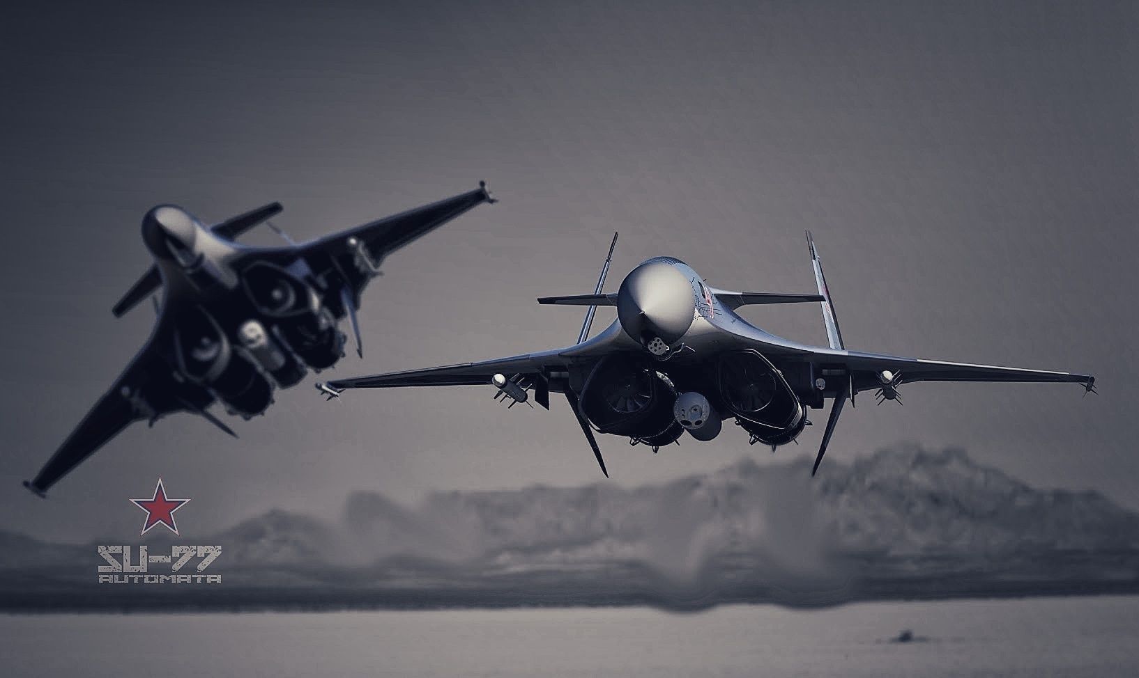 SU-77 AUTOMATA Low-poly 3D model_3