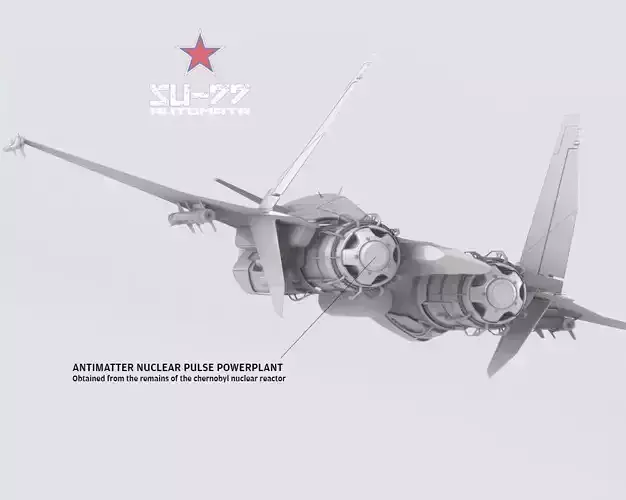 SU-77 AUTOMATA Low-poly 3D model