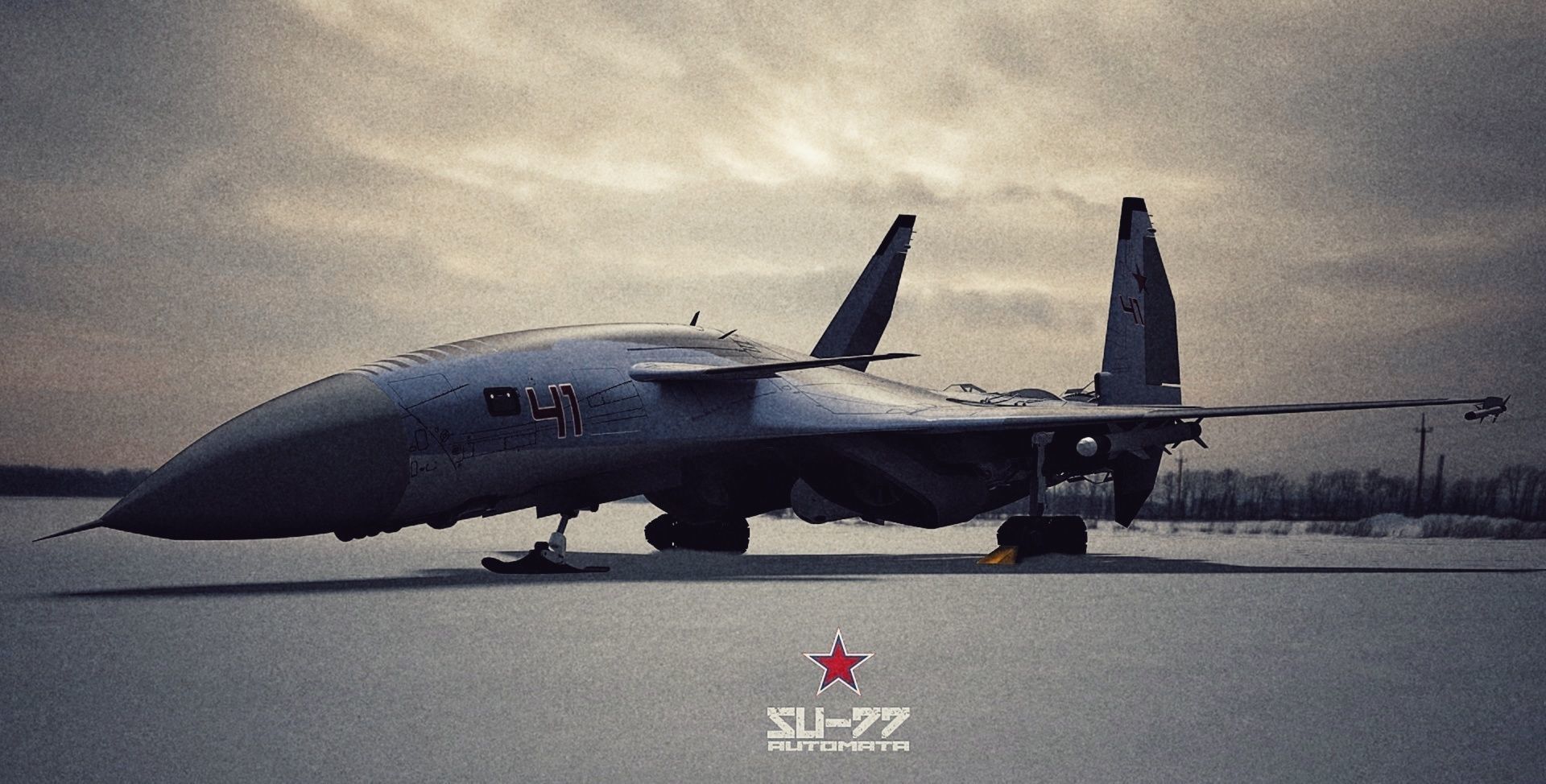 SU-77 AUTOMATA Low-poly 3D model_7