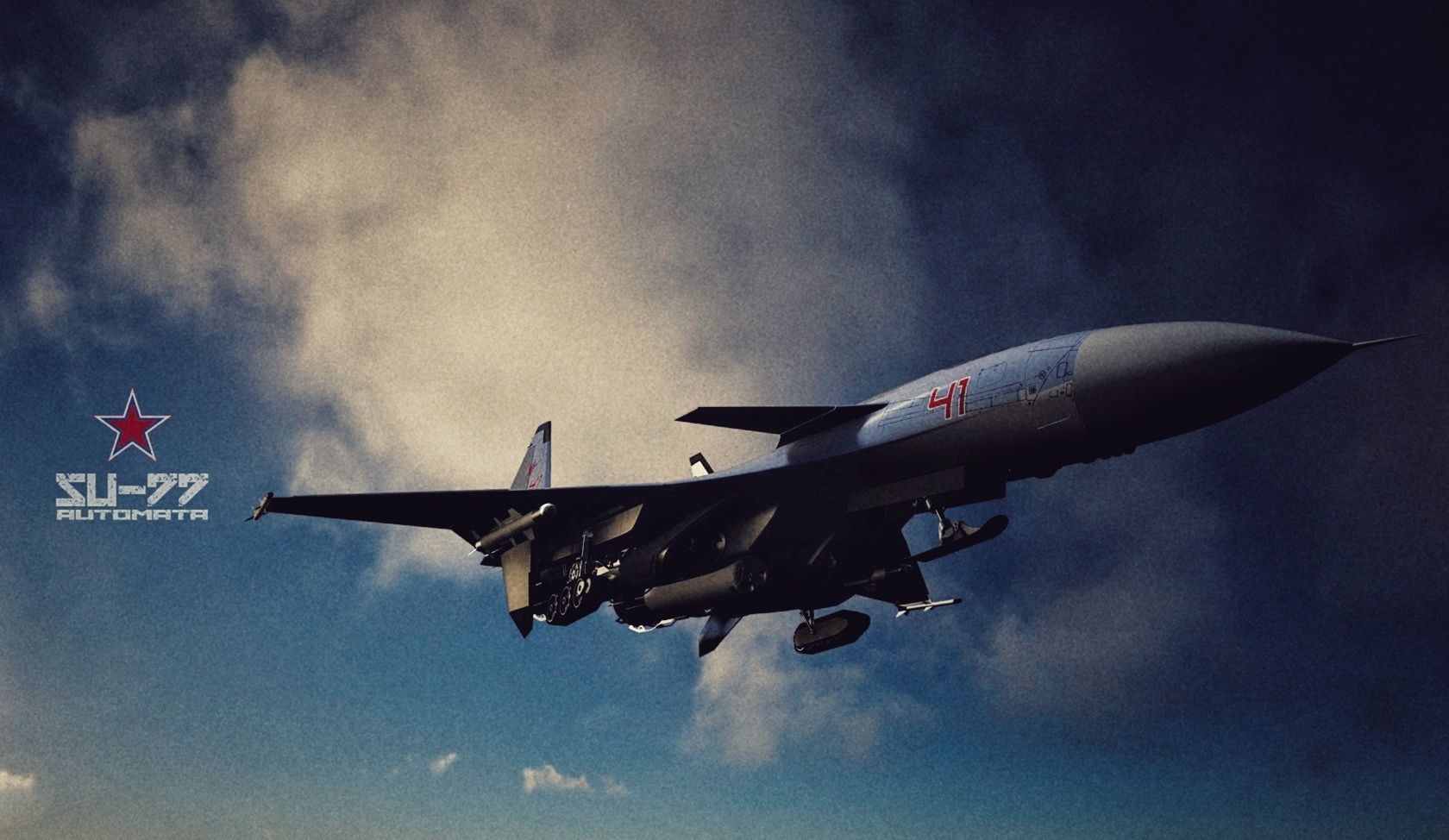 SU-77 AUTOMATA Low-poly 3D model_9