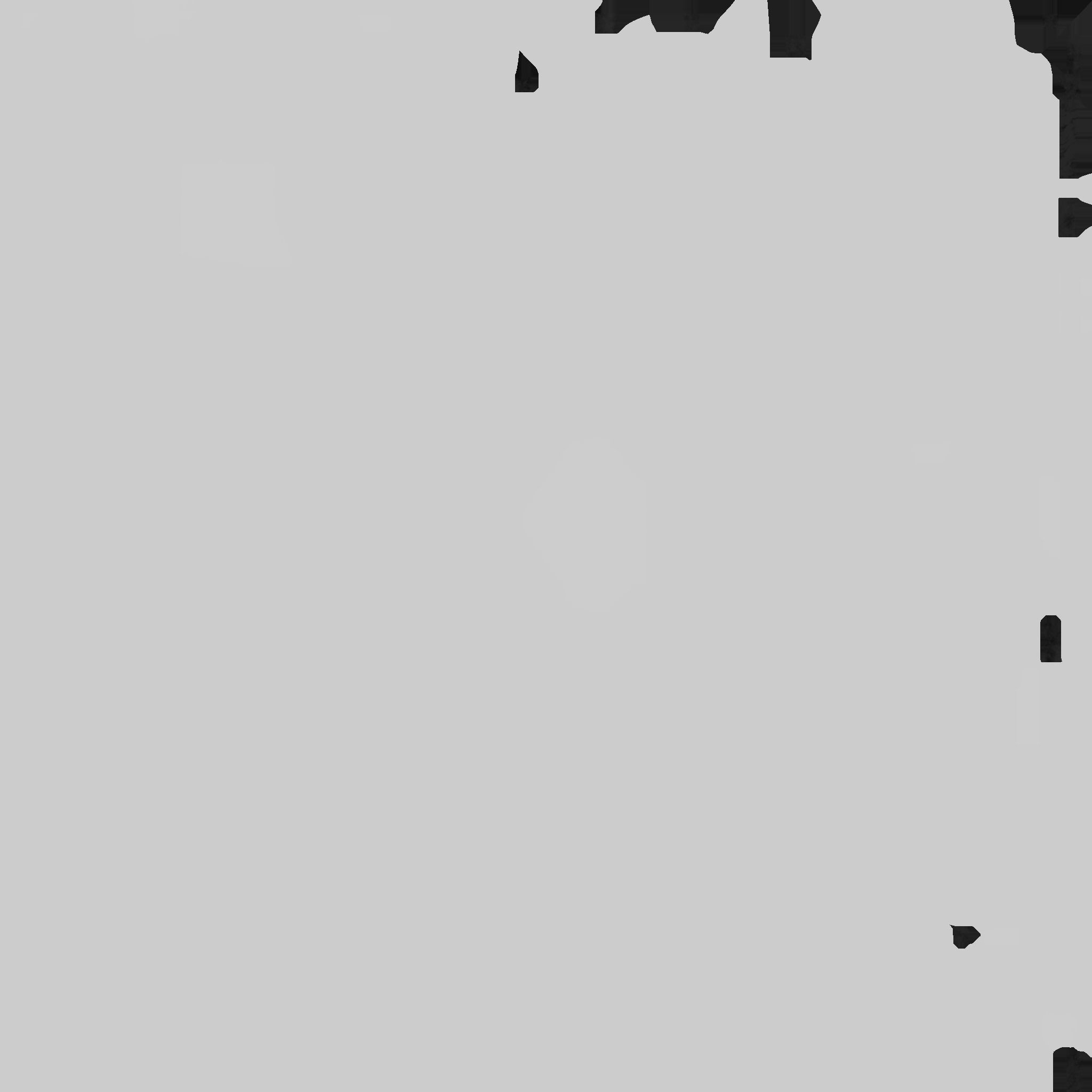 Medieval Building A06 Dark Wood - Scenery Backdrop House Low-poly 3D model_24