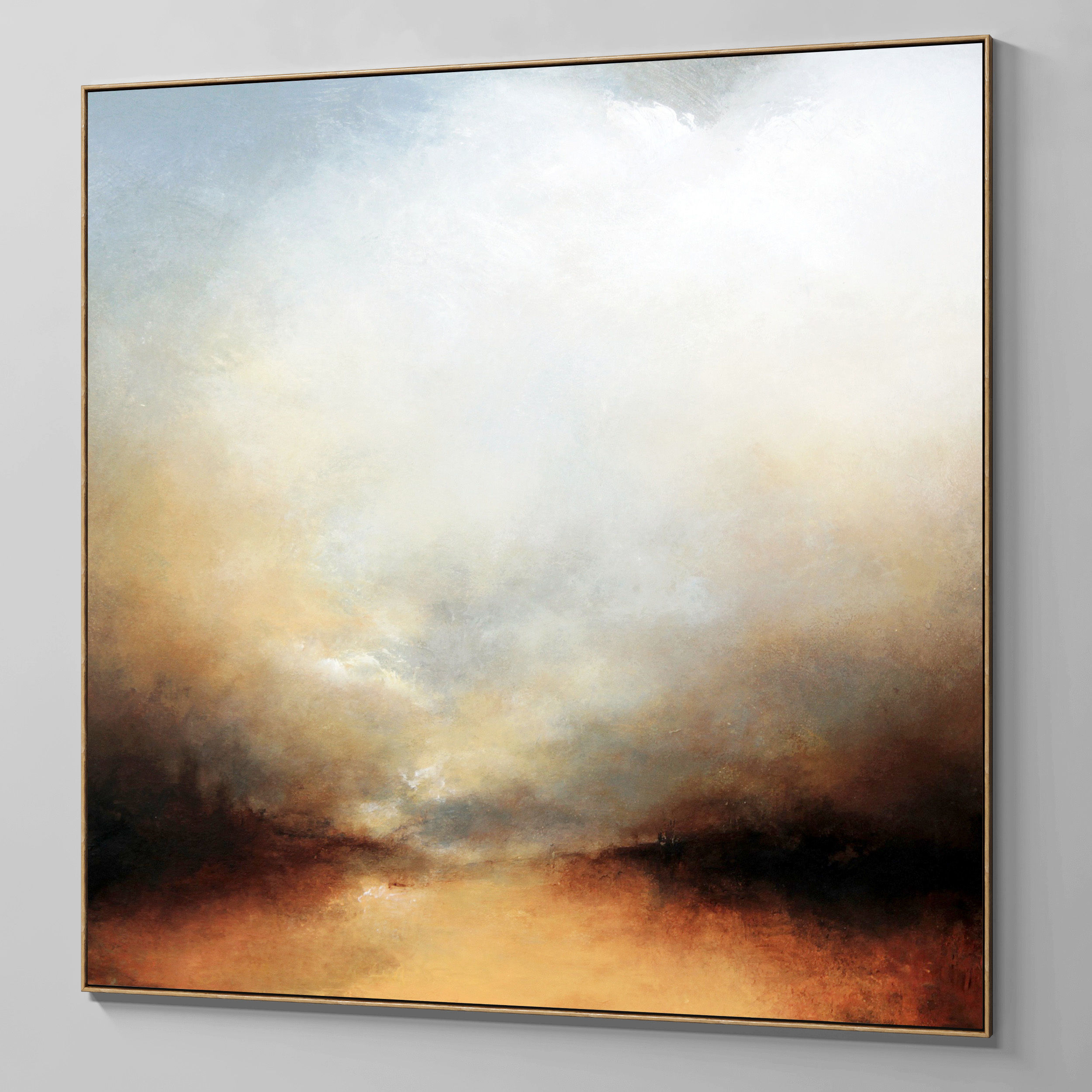 Plaster two square photo frames 16 Low-poly 3D model_3