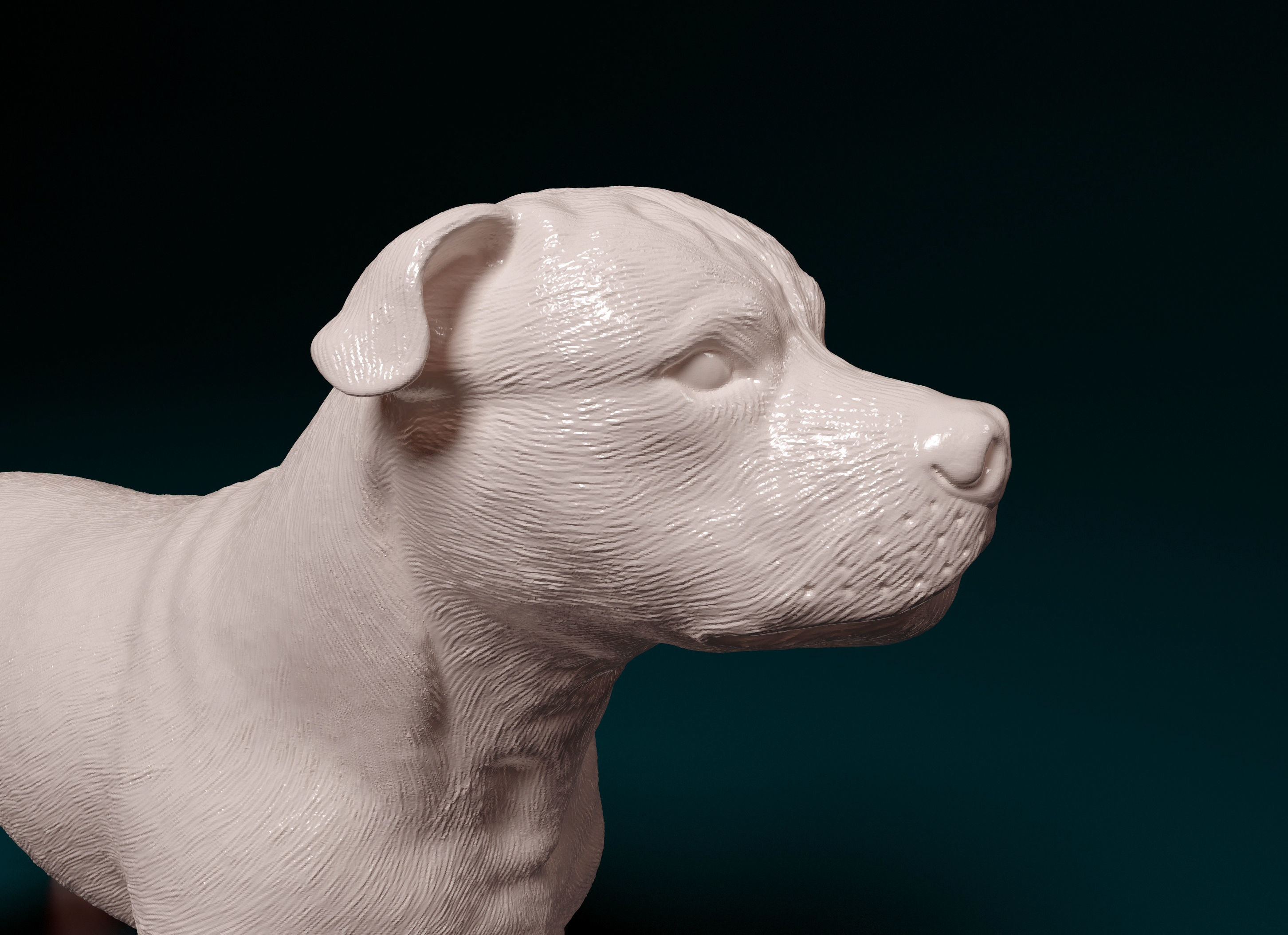 Staffordshire bull terrier 1 3D print model_8