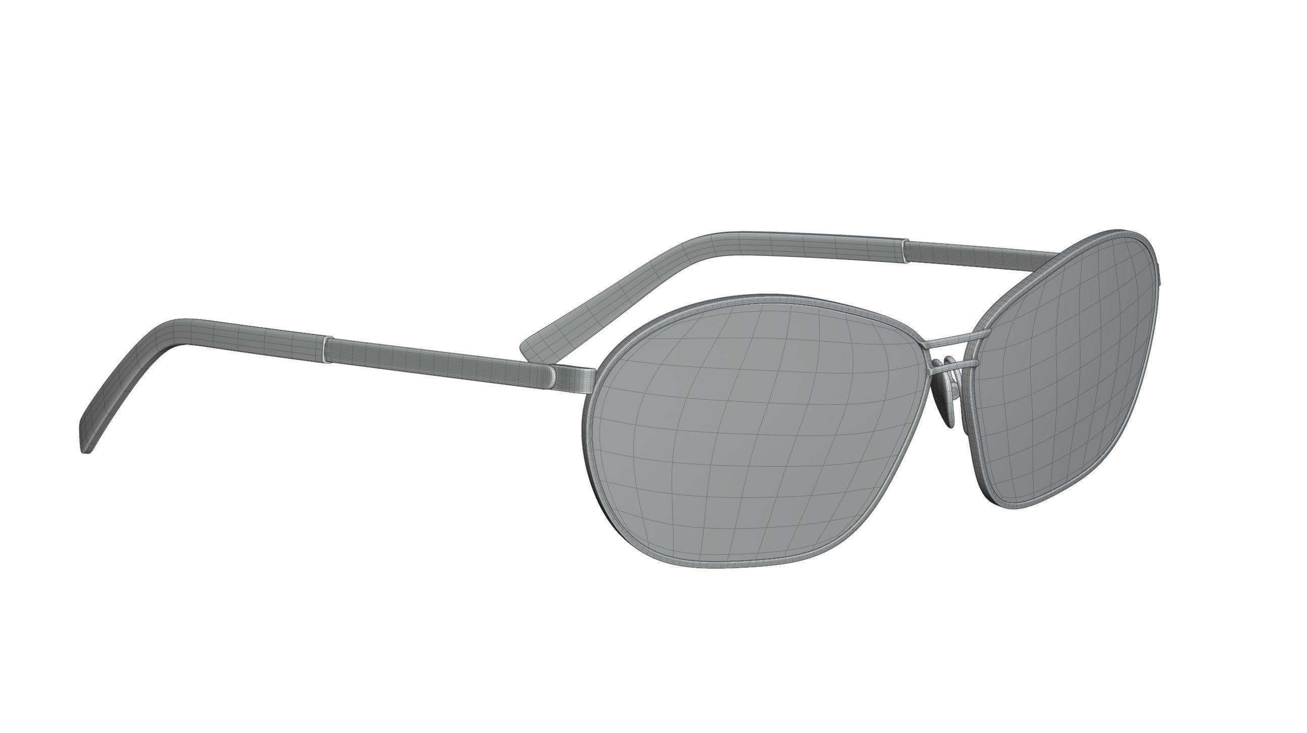 Matrix Resurrections Hero Sunglasses 3D model_9