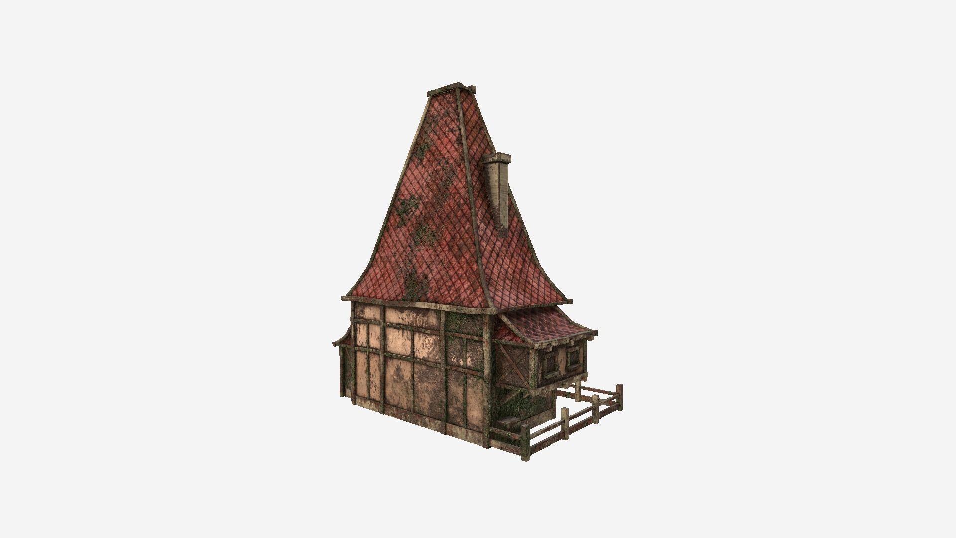 Medieval Building A Collection - Scenery Backdrop House _37