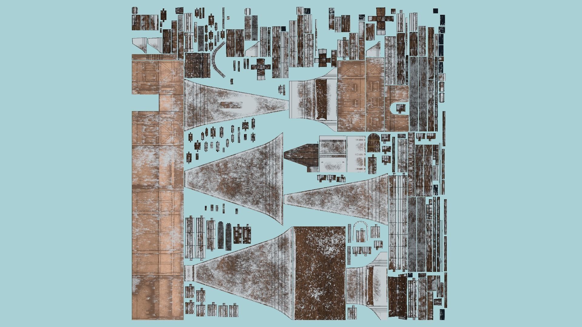 Medieval Building A Collection - Scenery Backdrop House _44