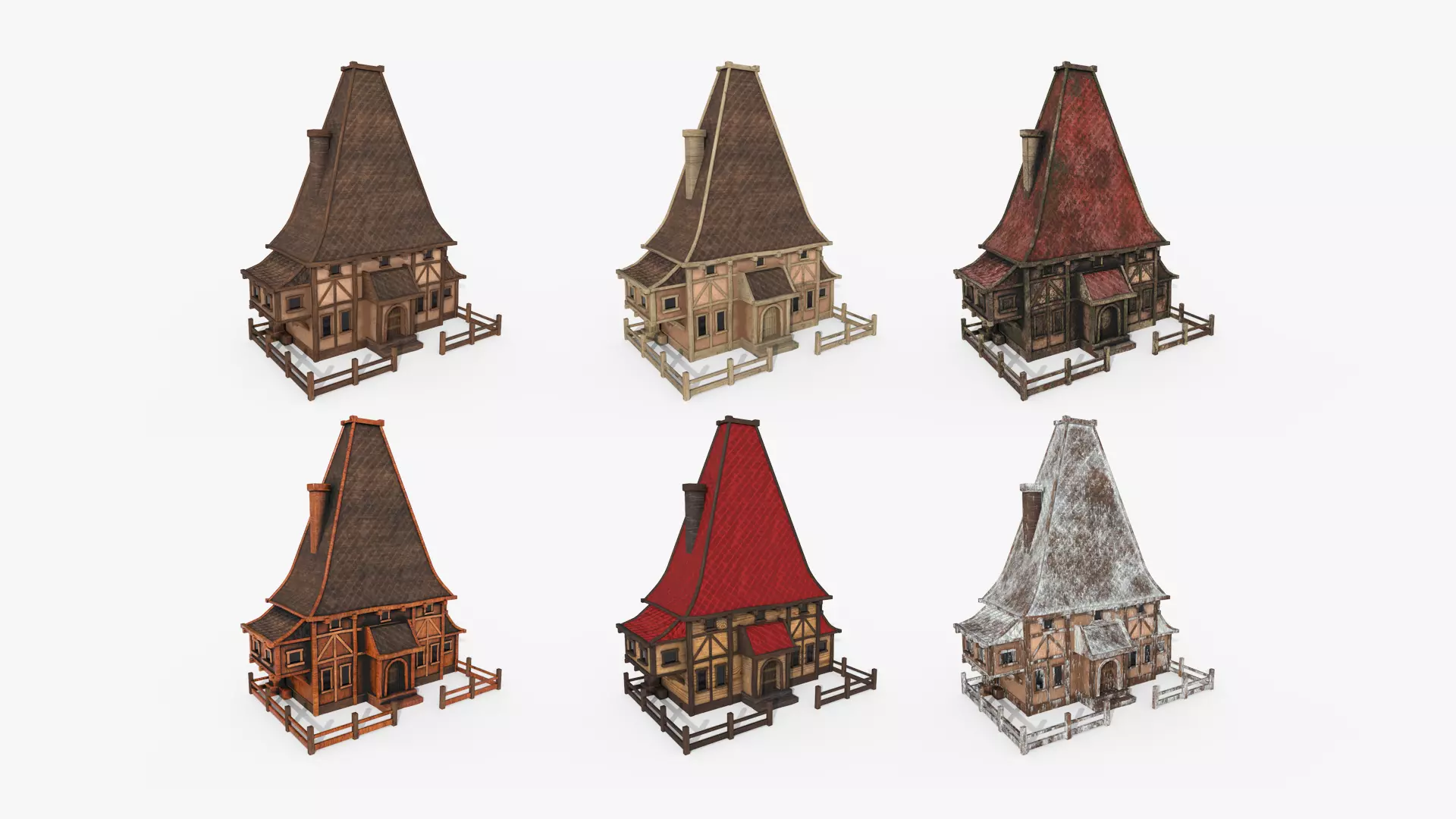 Medieval Building A Collection - Scenery Backdrop House _0