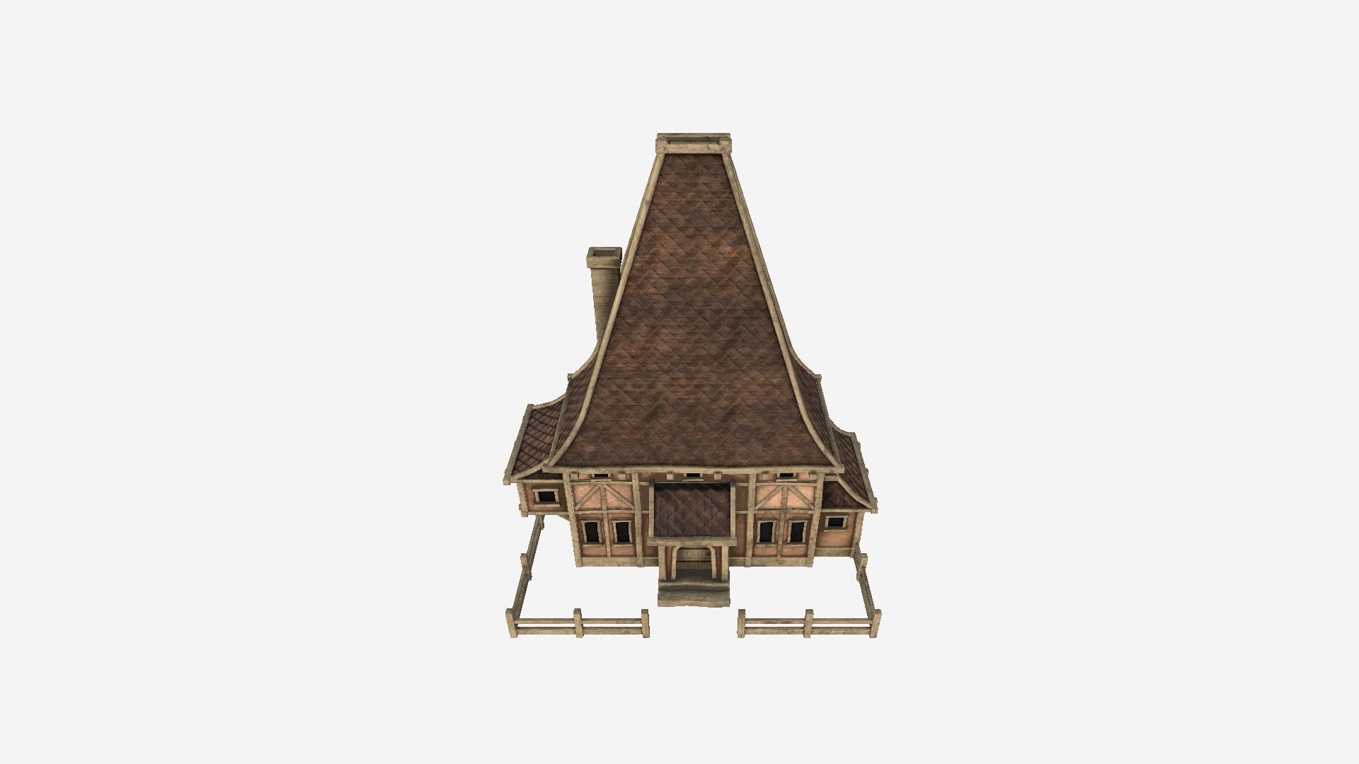 Medieval Building A Collection - Scenery Backdrop House _40