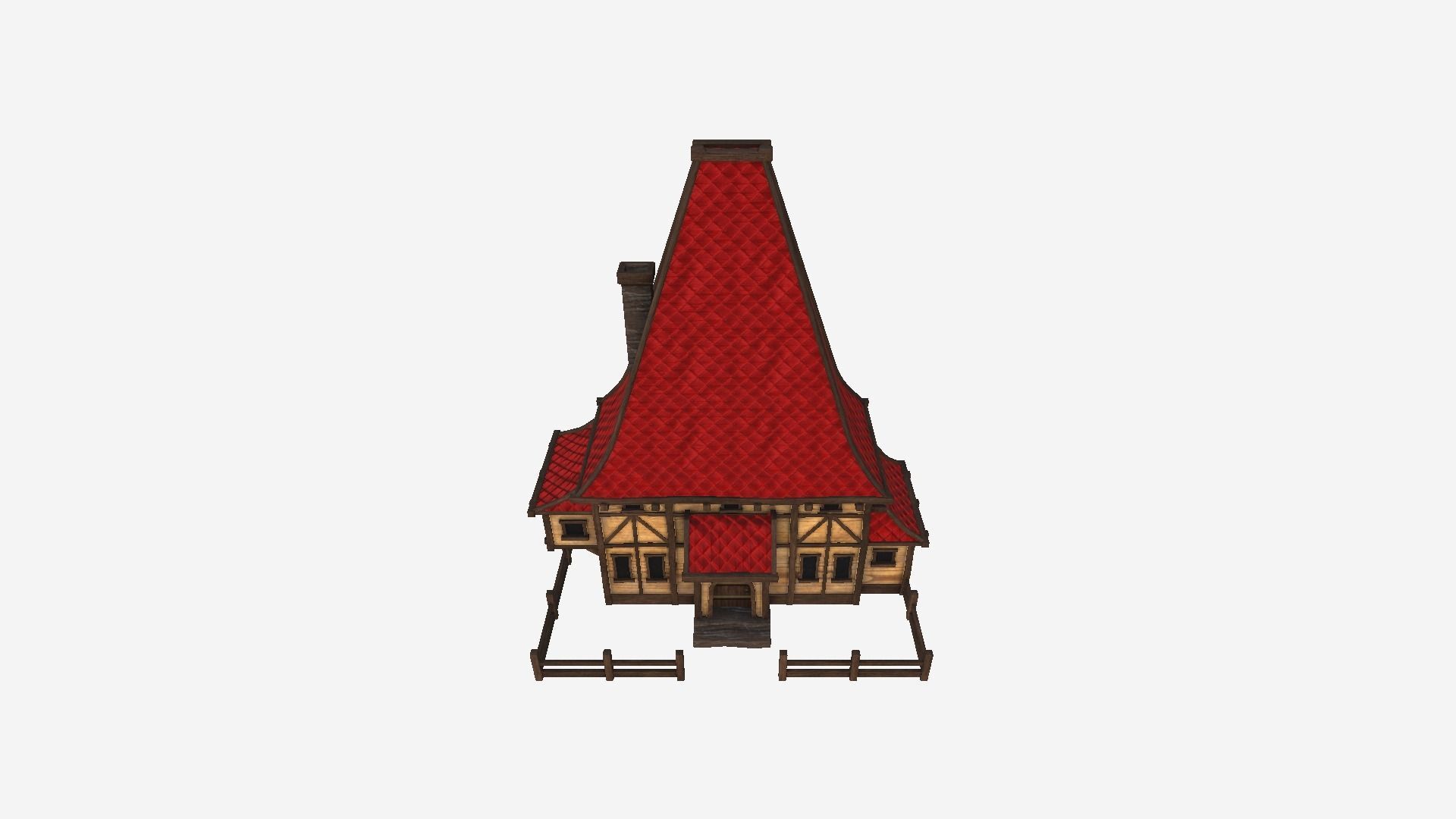 Medieval Building A Collection - Scenery Backdrop House _18