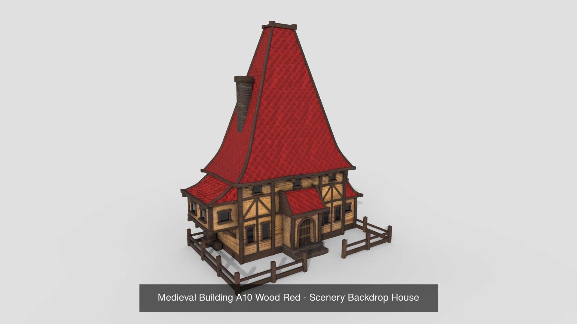 Medieval Building A Collection - Scenery Backdrop House _5