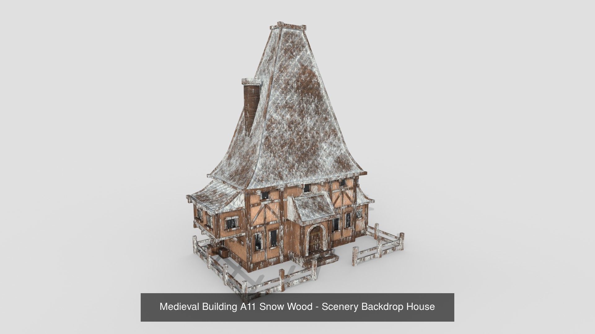 Medieval Building A Collection - Scenery Backdrop House _6
