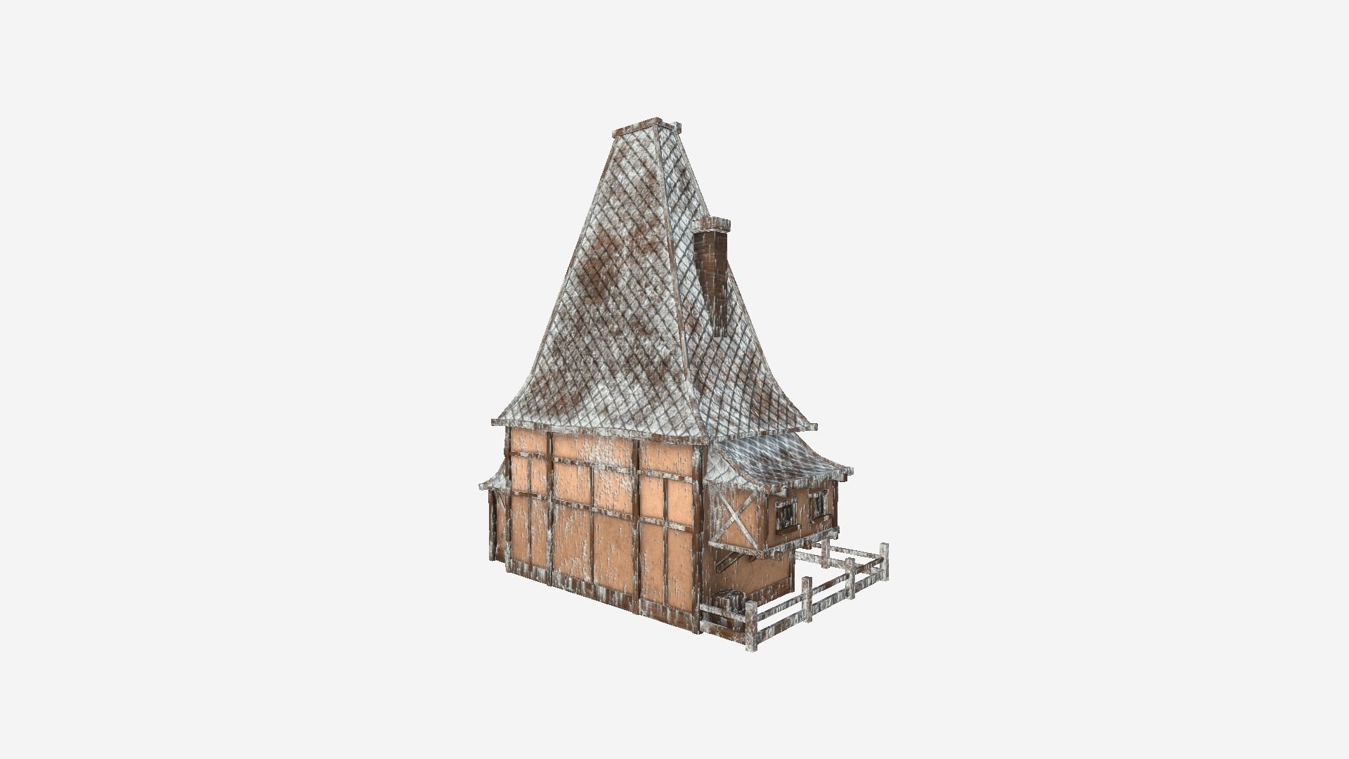 Medieval Building A Collection - Scenery Backdrop House _22
