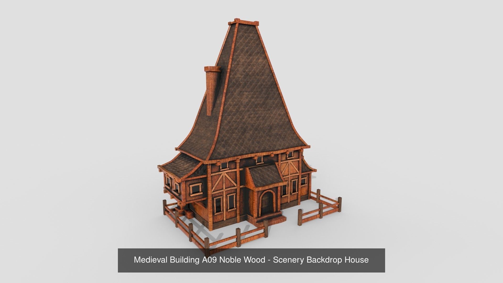 Medieval Building A Collection - Scenery Backdrop House _4