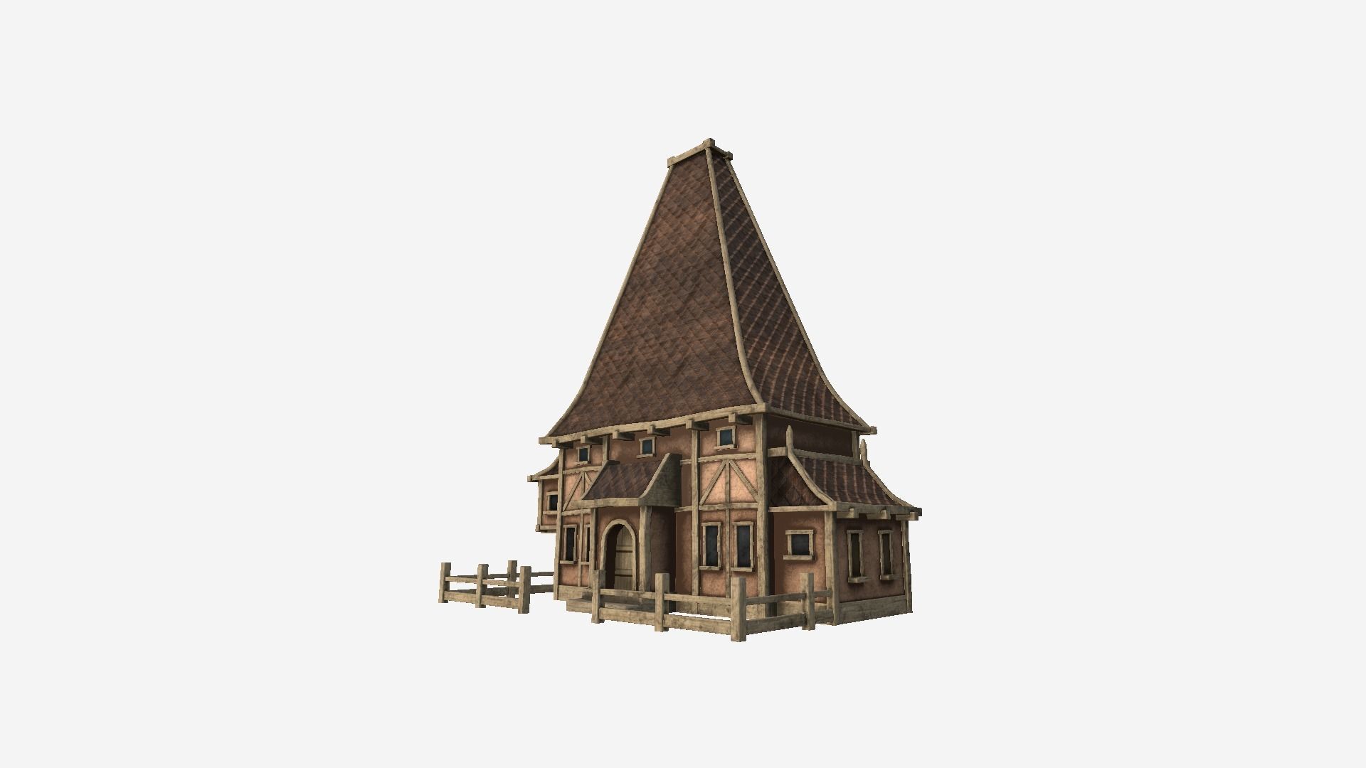 Medieval Building A Collection - Scenery Backdrop House _39