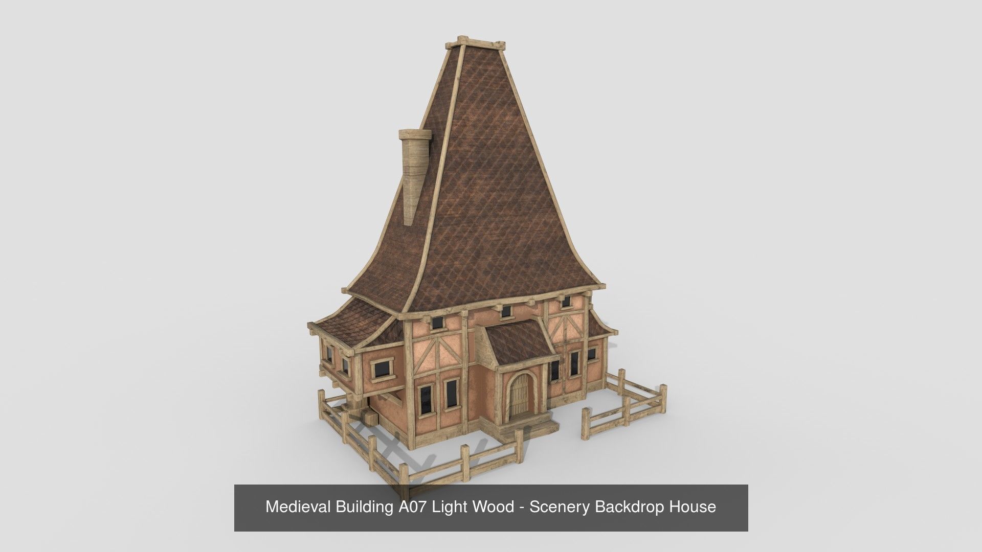 Medieval Building A Collection - Scenery Backdrop House _2