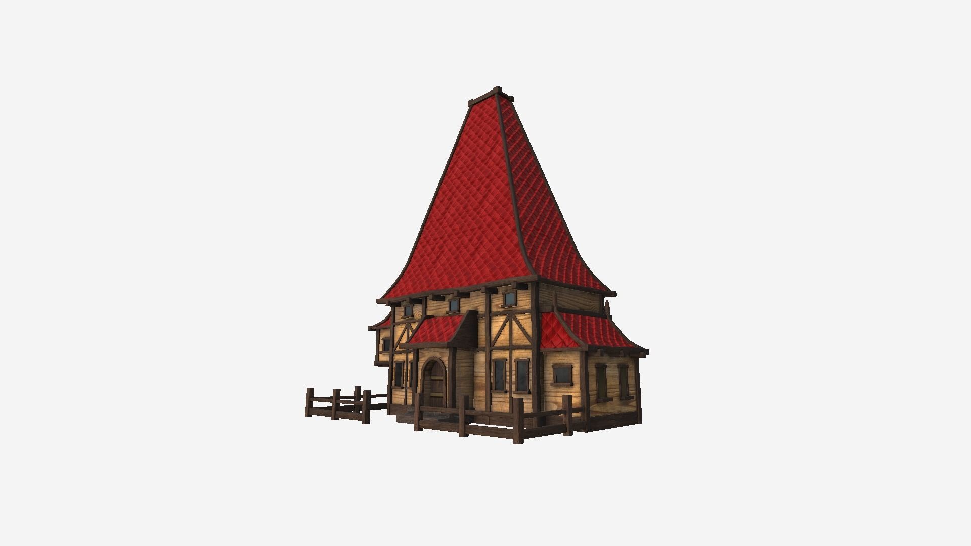 Medieval Building A Collection - Scenery Backdrop House _20