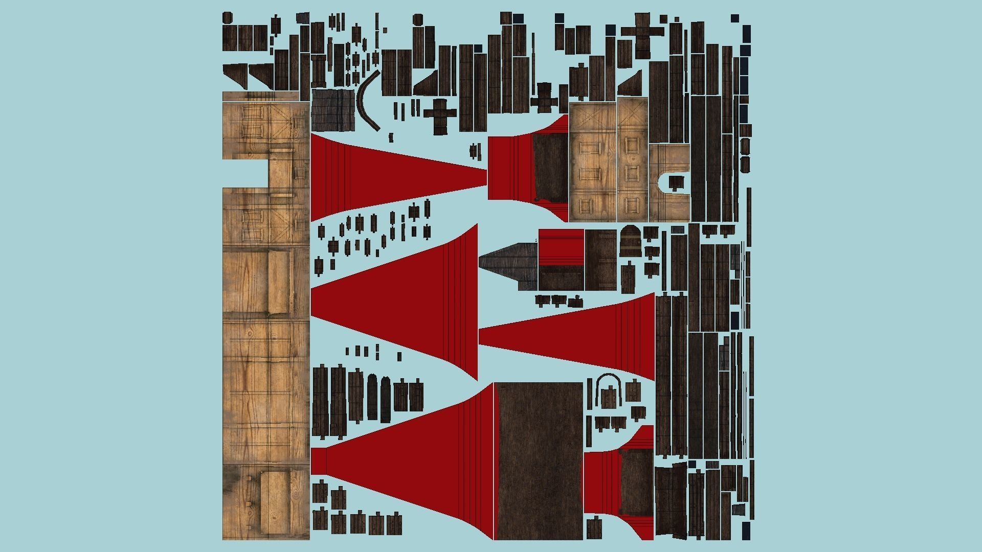 Medieval Building A Collection - Scenery Backdrop House _53