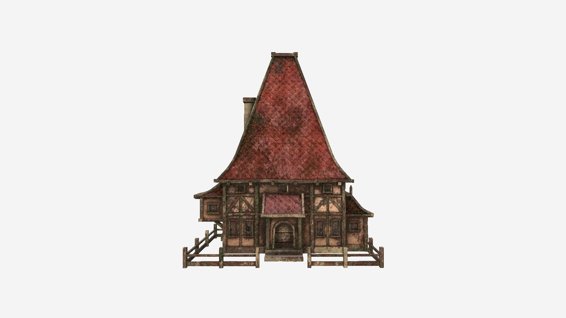 Medieval Building A Collection - Scenery Backdrop House _23