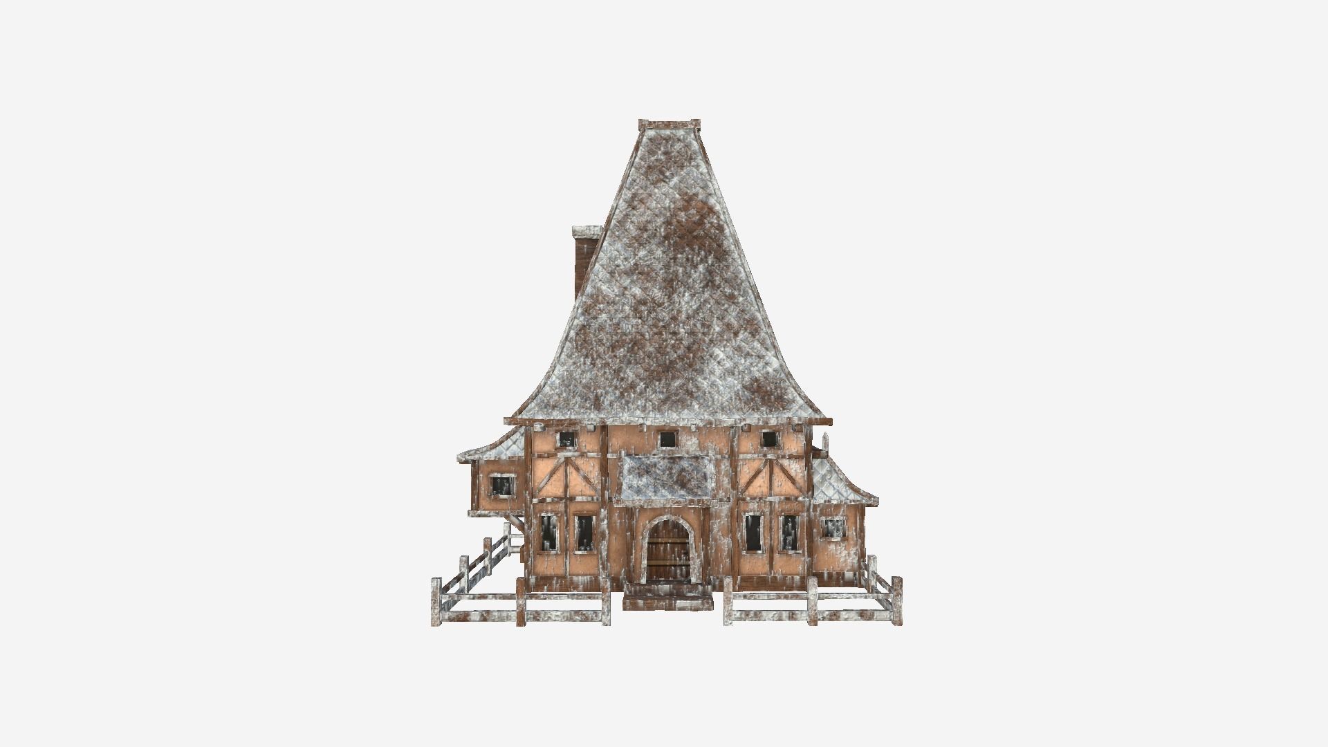 Medieval Building A Collection - Scenery Backdrop House _38