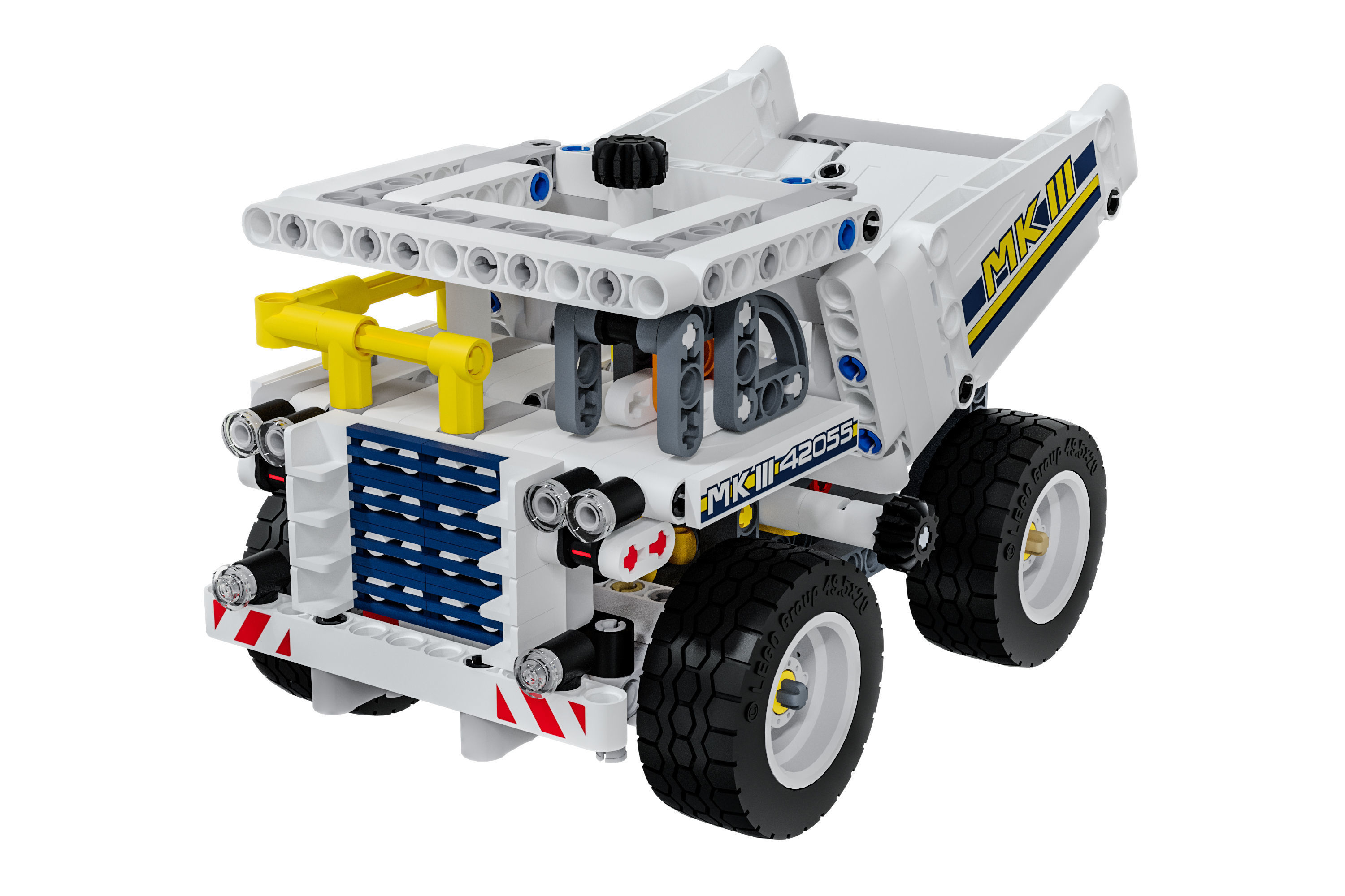 Designer LEGO TECHNIC Bucket Wheel Excavator 42055 3929 parts 3D model_3