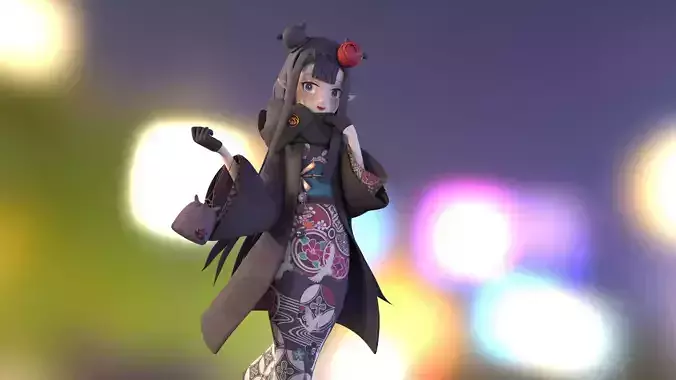 Ninomae Inanis 3D model