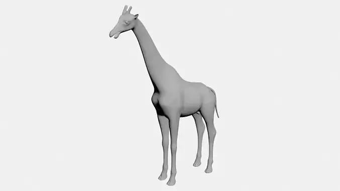 Giraffe-wild animals 3D model