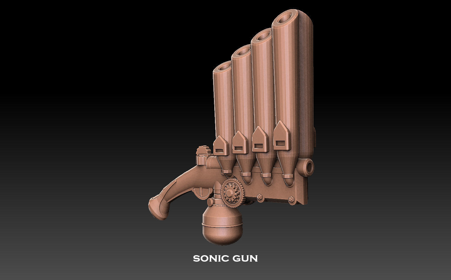Steampunk Pistols Megapack 3D print model_26