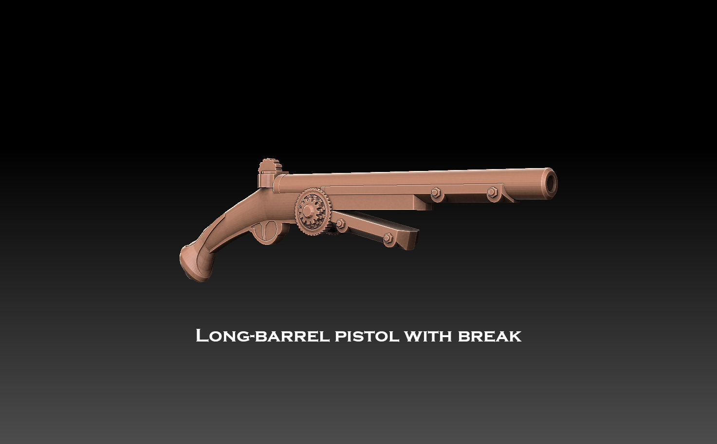 Steampunk Pistols Megapack 3D print model_6