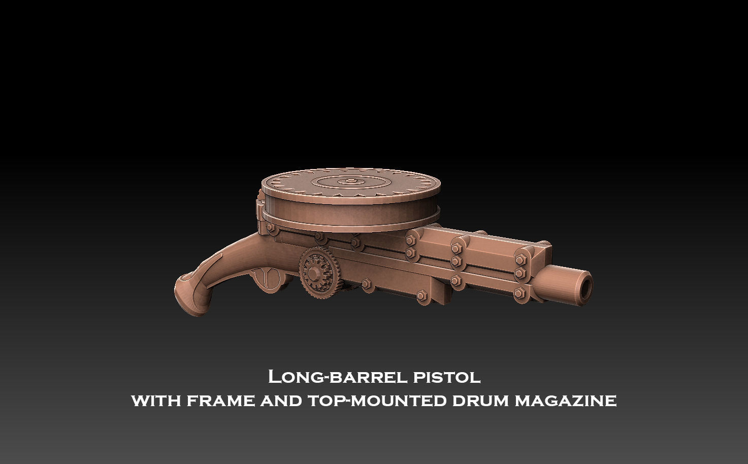 Steampunk Pistols Megapack 3D print model_17