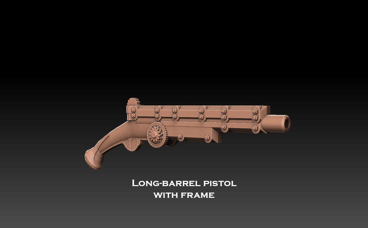 Steampunk Pistols Megapack 3D print model_13