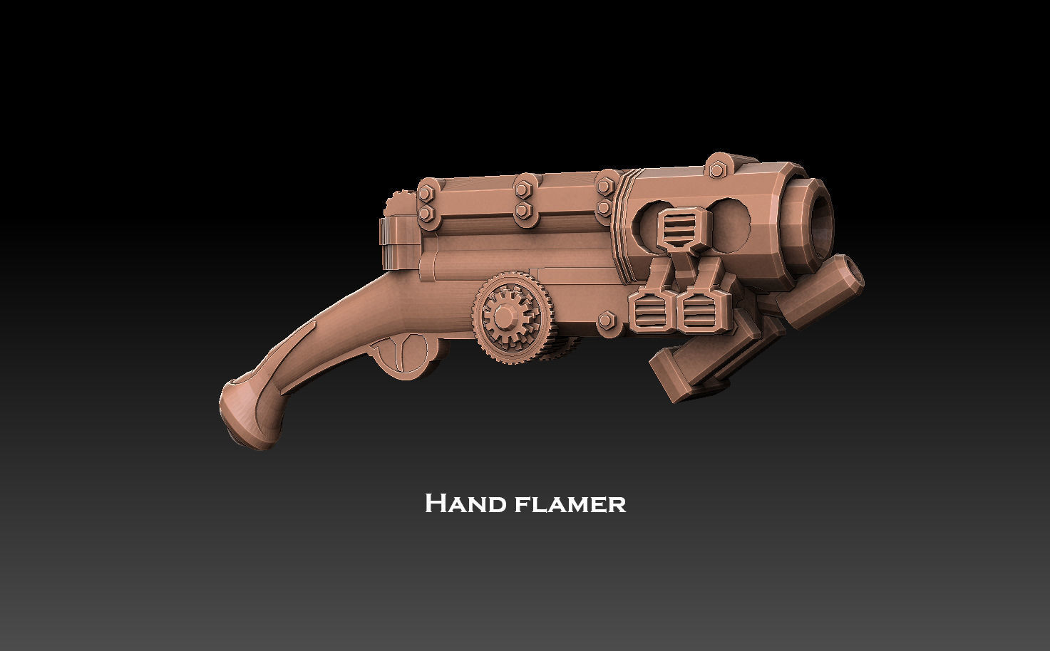 Steampunk Pistols Megapack 3D print model_4