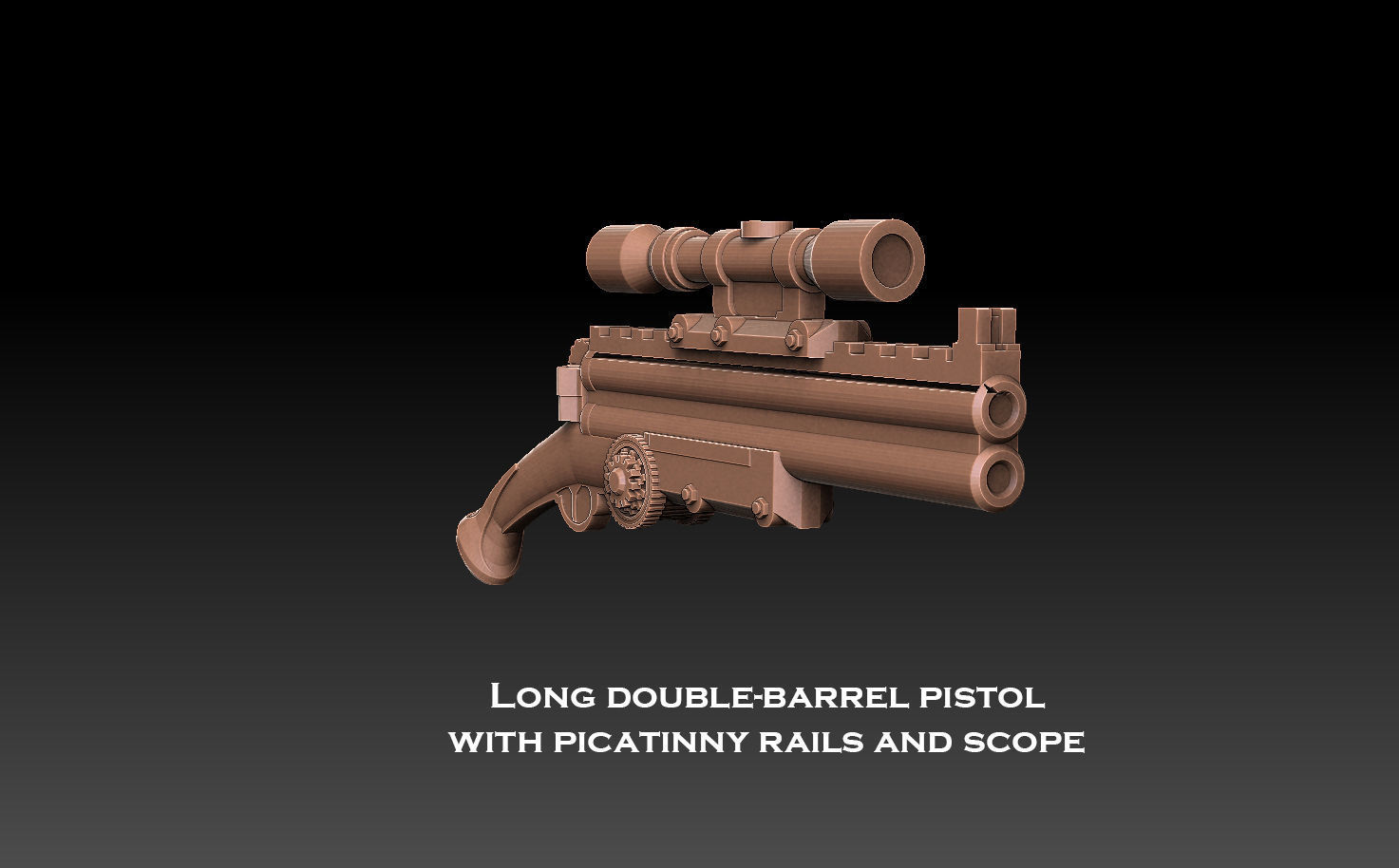 Steampunk Pistols Megapack 3D print model_30