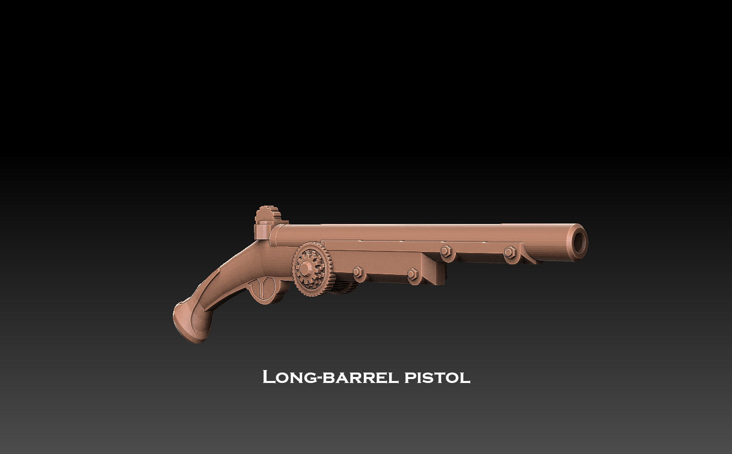 Steampunk Pistols Megapack 3D print model_18