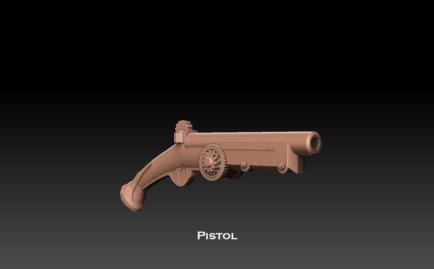 Steampunk Pistols Megapack 3D print model_23