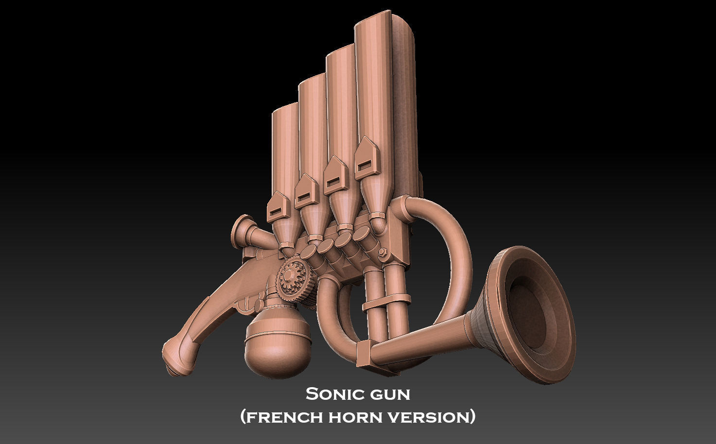 Steampunk Pistols Megapack 3D print model_21