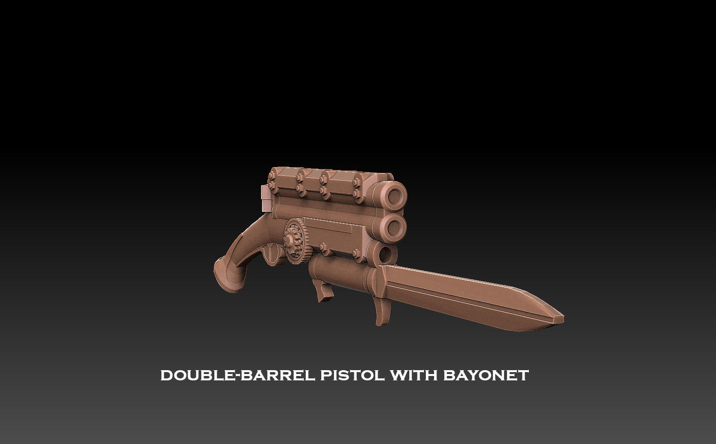 Steampunk Pistols Megapack 3D print model_29