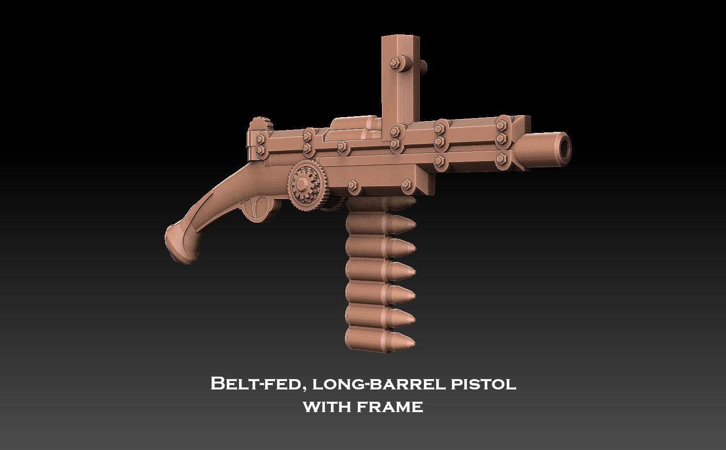 Steampunk Pistols Megapack 3D print model_11