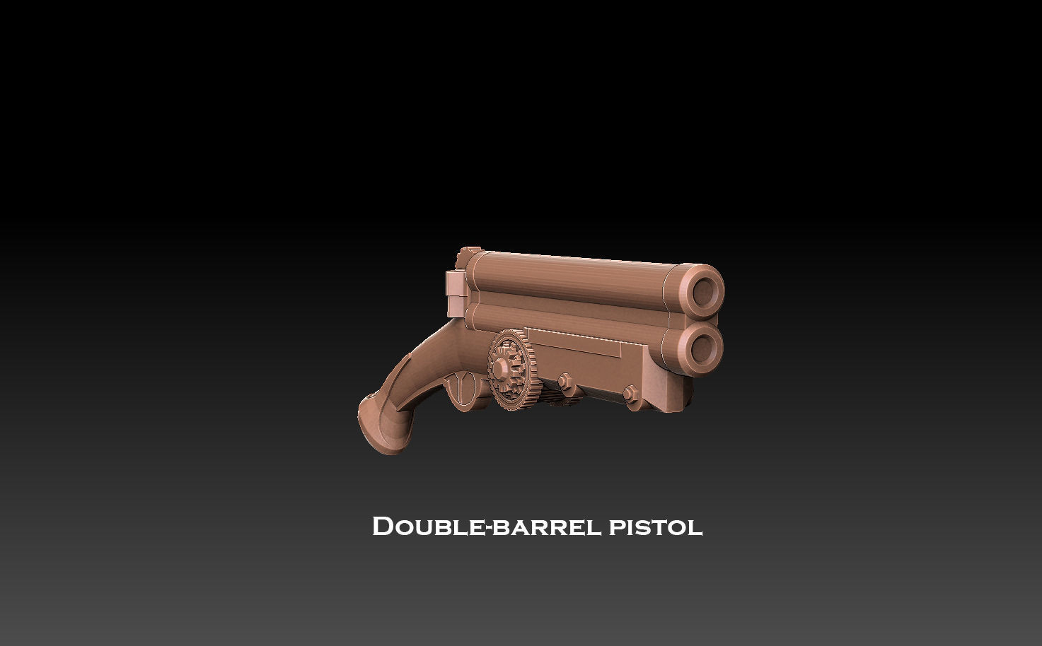 Steampunk Pistols Megapack 3D print model_31
