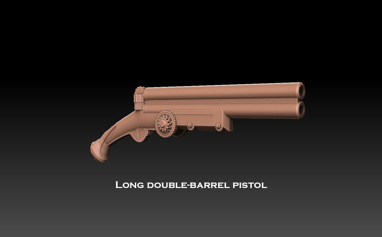 Steampunk Pistols Megapack 3D print model_9